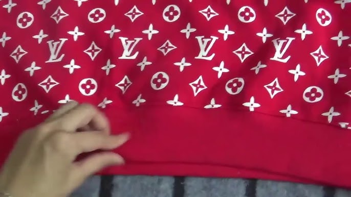 For Now : REAL VS FAKE Review Supreme x Louis Vuitton hoodie And Legit  check 