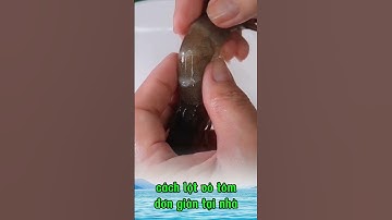 Cách lột vỏ tôm sống đơn giản #shorts #meohay