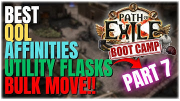 Path Of Exile - Best Quality Of Life Within POE1 / Stash Affinities / Utility Flasks / Bulk Move !!