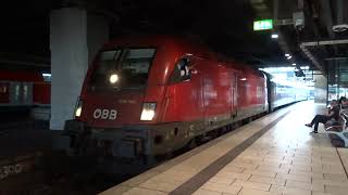 -Lok Öbb-Nightjet Sbb-Ic Wagen In Hamburg Hbf Nj470Ic60470 Hamburg-Altona
