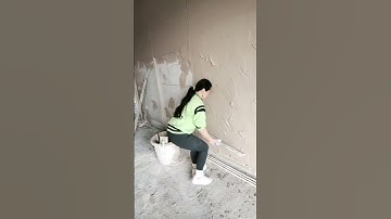 Wall plastering#shorts