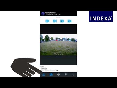 INDEXA DW700: Bedienung per App (Android)