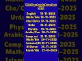11th Class Supply Exam Date Sheet | Intermediate 2nd Annual Exam Datesheet 2025 | Supply Exam 2025
