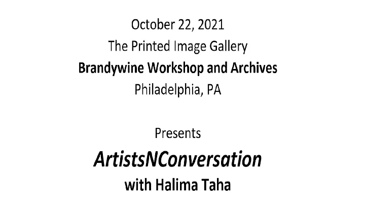 Brandywine Workshop and Archives Presents: Artists...