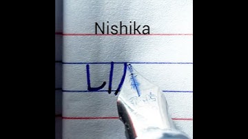 how to write Nishika in Korean Handwriting | Korean Handwriting