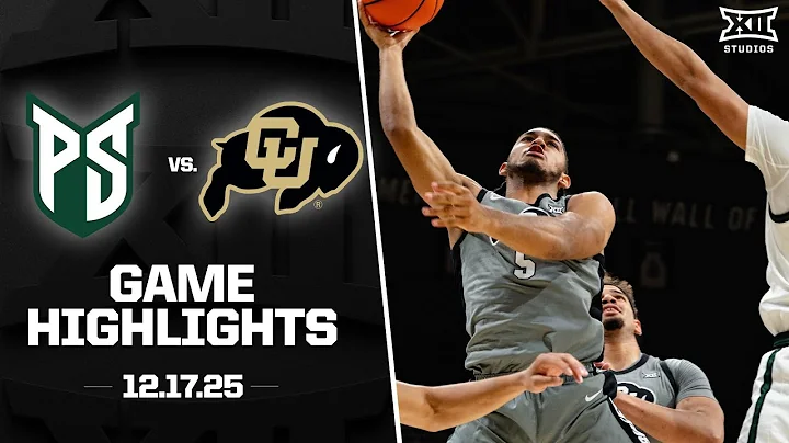 Portland State vs. Colorado Game Highlights | 2025-26 Big 12 Men’s Basketball