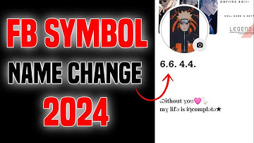 FACEBOOK SYMBOL NAME ID | FACEBOOK STYLISH NAME CHANGE @Trickmaster412