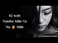Sad Whatsapp Status by Mukammil Sabri Whatsapp Status Video Download Free