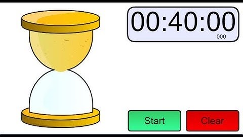 40 Minutes- Sand Timer