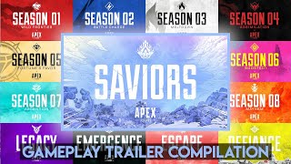 Apex Legends: Official Gameplay Trailers (Season 0 - Saviors [Season 13]) Compilation HD