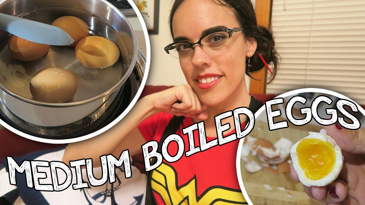 How to Make MEDIUM BOILED EGGS!! - YouTube