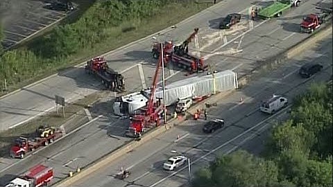 No one seriously hut in big crash on I-43