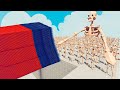 100x SKELETON + 1x GIANT vs 3 EVERY GOD - Totally Accurate Battle Simulator TABS