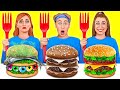 تحدي البرجر |  مواقف طعام مضحكة Multi DO Fun Challenge