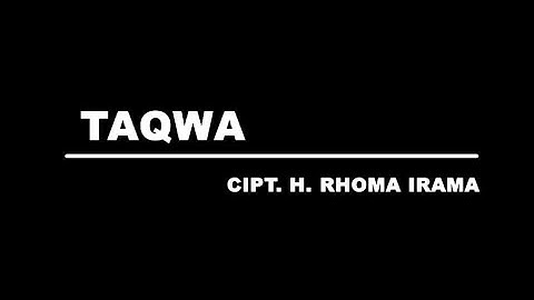 Rhoma Irama - Taqwa (New Version) [Stereo | Official Music Video]