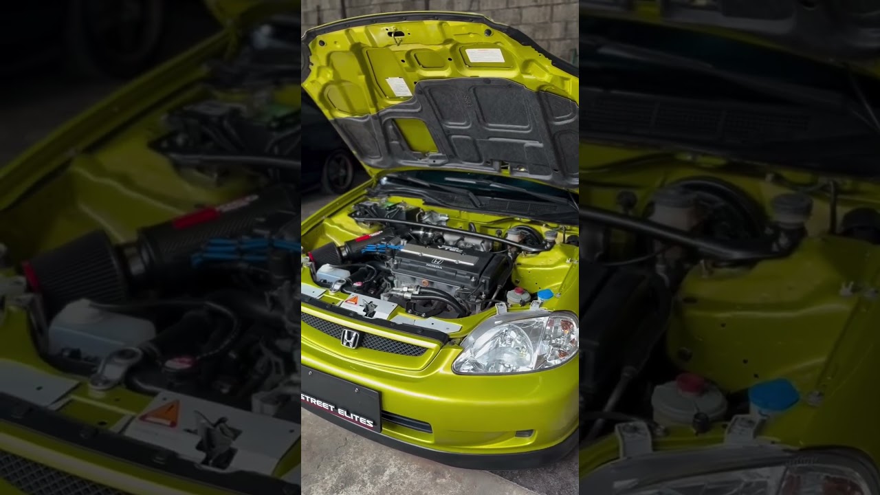 “Civic SiR '98 – VTEC Beauty in Black! 🔥🏎️”