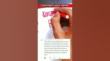 Logo name Lorena Commentyour names! #logo#graphicdesign #viral #ytshorts#trending #shorts