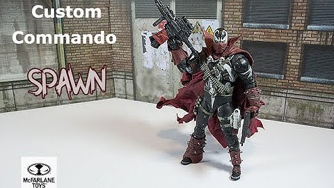 CUSTOM Mcfarlane Toys Mortal Kombat Commando Spawn
