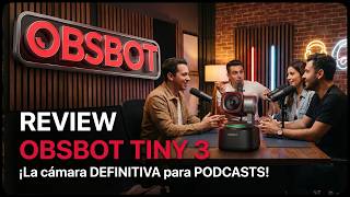 La OBSBOT Tiny 3 es una LOCURA 🤯 AI-Powered Spatial Audio 4K PTZ Webcam