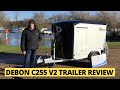 New debon c255 v2 aluminium sides trailer