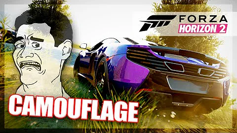 Forza Horizon 2 - Camouflage Game! (Random Funny Moments)
