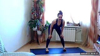 Онлайн йога с Анной Лобутевой. Интервальная тренировка. 21 апреля 2020