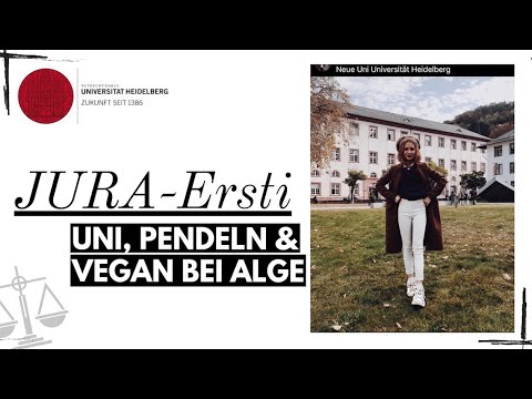 Alltag als Studentin in Heidelberg | JURA-ERSTI & PENDELN