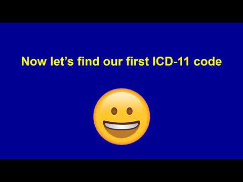 ICD-11 workshop (part 1): Introduction to ICD-11 coding