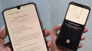 New Update Samsung Galaxy A50 Improve Fingerprint sensor Also Add 1 November security patch