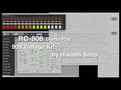 RC-808 Demo Play / 909 Vintage Kit by Hisashi Saito