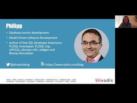 Extend your SQL Developer by Philipp Salvisberg