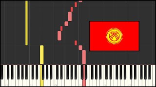 Kyrgyzstan National Anthem (Piano Tutorial) screenshot 2