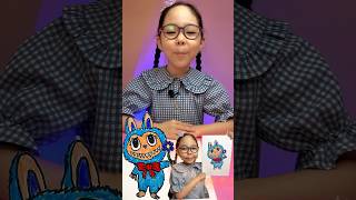Рисуем мягкую игрушку ЛАБУБУ LABUBU #длядетей  #каналдлядетей #рисуемвместе #shorts #shortvideo