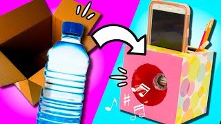 PORTA CELULAR INCREÍBLE RECICLADO ¿CON UNA BOTELLA DE AGUA? SOPORTE ¡SORPRENDENTE! - CATWALK