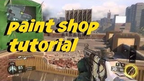 BLACK OPS 3 JUGGERNOG-PAINT SHOP TUTORIAL