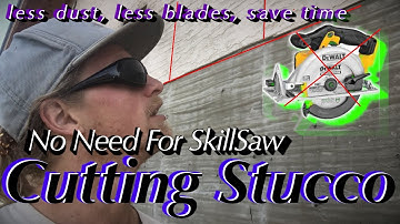How To Remove/Break/Cut Stucco  - Without A Saw
