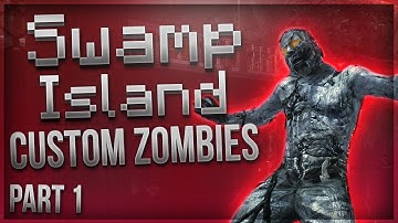"I CANT SHOOT!?!?" - Custom Zombies "Swamp Island" (Gun Game) - Part 1