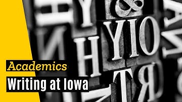 Writing at the University of Iowa