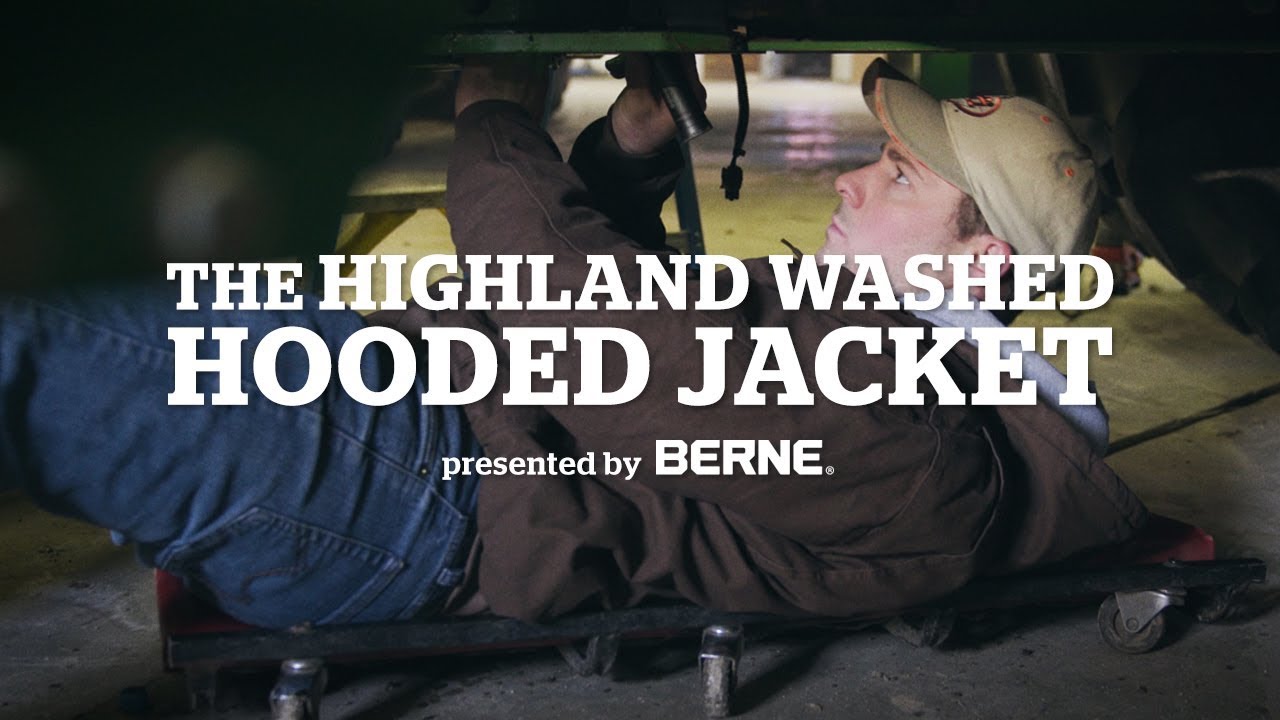 The Highland Washed Hooded Jacket | Berne