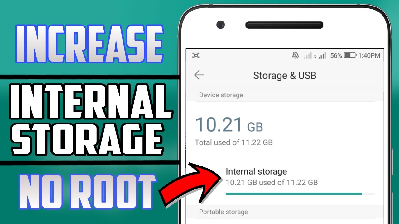 how-to-increase-internal-storage-on-root-youtube