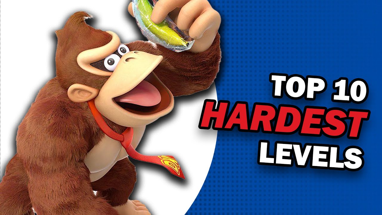Top 10 HARDEST Levels in Donkey Kong Country Tropical Freeze