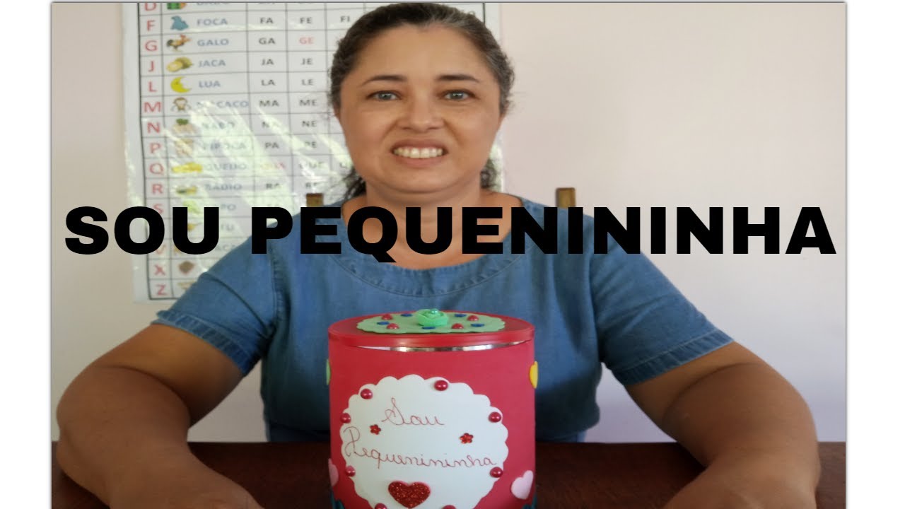 Sou Pequenininha Do Tamanho De Um Botão