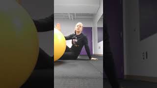 Stability Ball Deadbugs