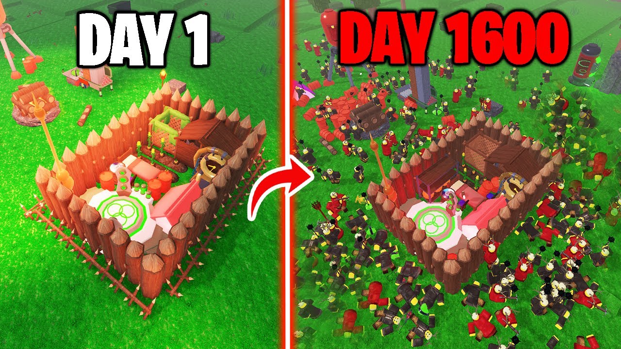 1600 Days to Build a Mini AFK Base in 99 Nights in the Forest - YouTube