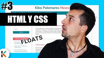 💙 HTML y CSS  - Crea una página web con elementos Flotantes [Proyecto de CSS desde cero]