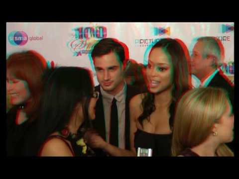 Amber Stevens and Andrew J West in 3D at Night of ...