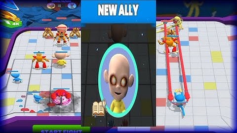 Merge master blue monster: Funny games All level gameplay (IOS, Android)