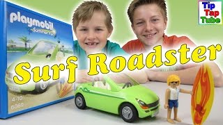 PLAYMOBIL 6069 Surf Roadster Spielzeug Unboxing Playmo Cabrio mit Surfbrett und Surfer Kinderkanal