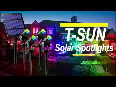 How Does The Color Of The Solar Spotlight RGB Landscape Light Change?