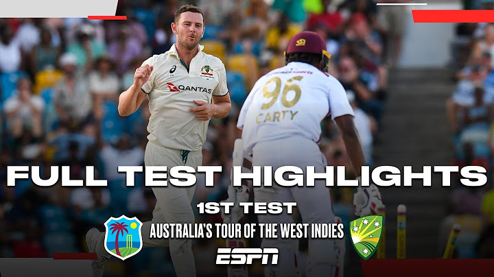 Full 1st Test Highlights - Australia vs. West Indies | #Cricket
